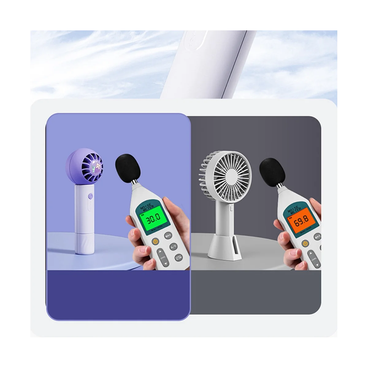 

Безлопастной мини-вентилятор охлаждения, 1200 мАч, USB, летние охлаждающие вентиляторы, 3-скоростной Регулируемый Перезаряжаемый для дома, офиса, школы, B