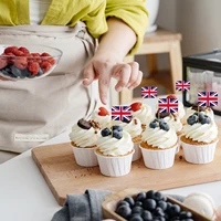 100 american flag toothpicks international flags picks sandwich mini food picks cake topper fruit stick party cupcake decoration