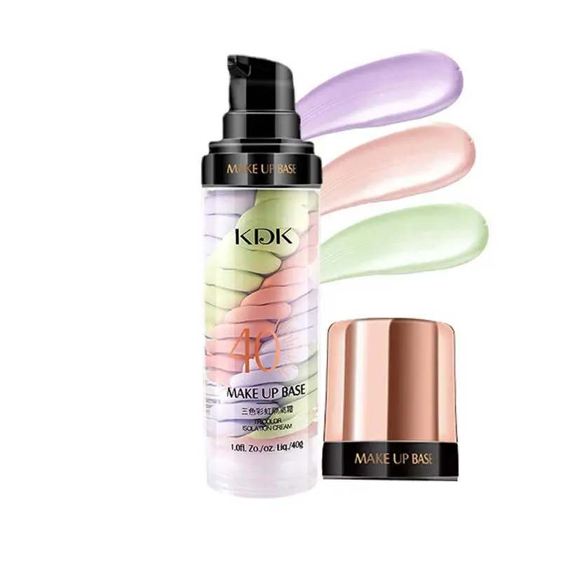

Three Colors Liquid Concealer Mixed Isolation Lotion Makeup Invisible Pore Moisturizing Bright Skin Face Primer Base Foundation