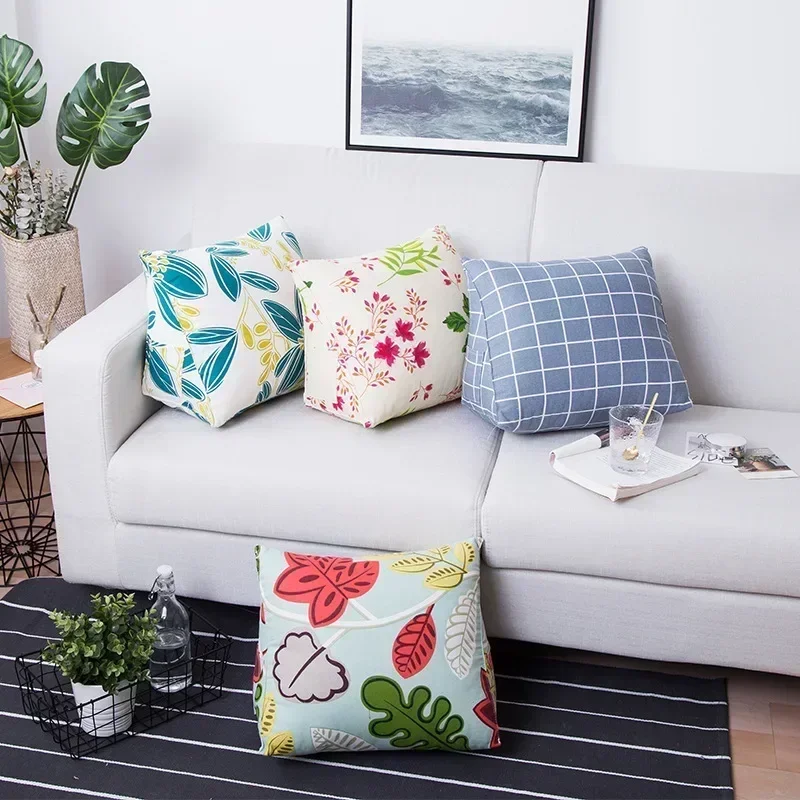 

Sofa cushion, simple triangular cushion, pillow, living room backrest