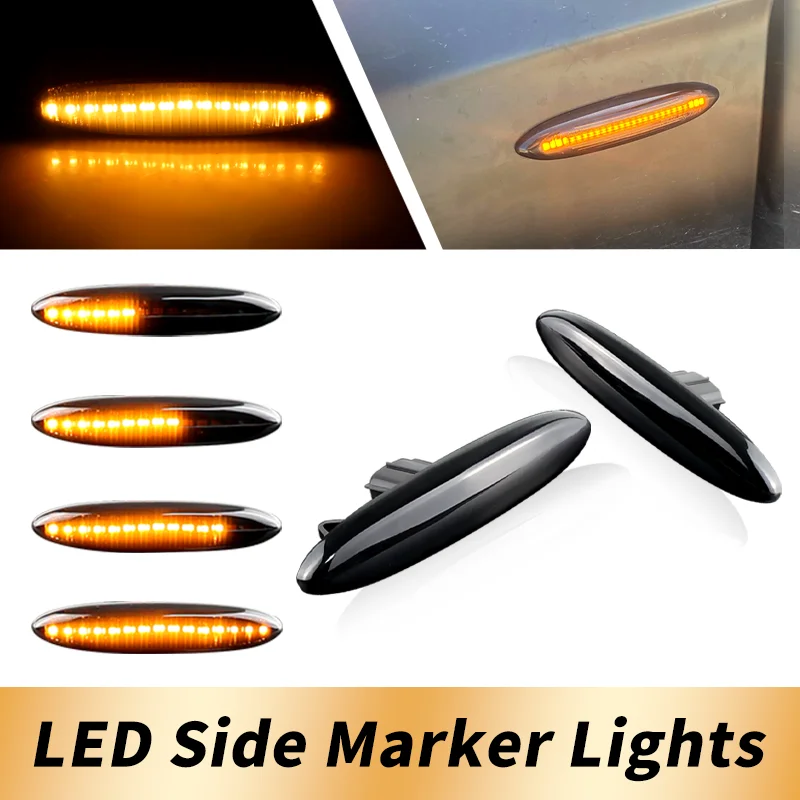 2 шт. для Toyota Highlander Soarer Kluger Gsu 4 Lexus Is250 Is350 Sc430 светодиодный передний крыло боковой