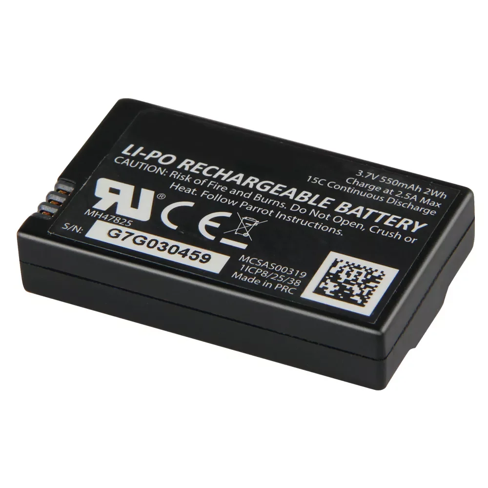 

NEW2023 Original Replacement Battery For Parrot Mambo MiniDrone Jumping Sumo Rolling Spider Genuine Battery 550mAh