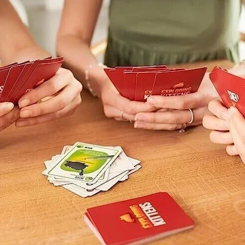 Карточная Игра Exploding Kittens Оригинальная Версия Nsfw Поздняя Ночь Эластичные Котята