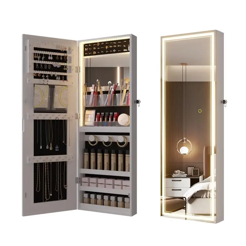 

Makeup Mirror Cosmetic Storage Cabinet Decorative Photo Frame Storage Objective Mirror Bathroom Cabinet Jewelry Storage Cabinet