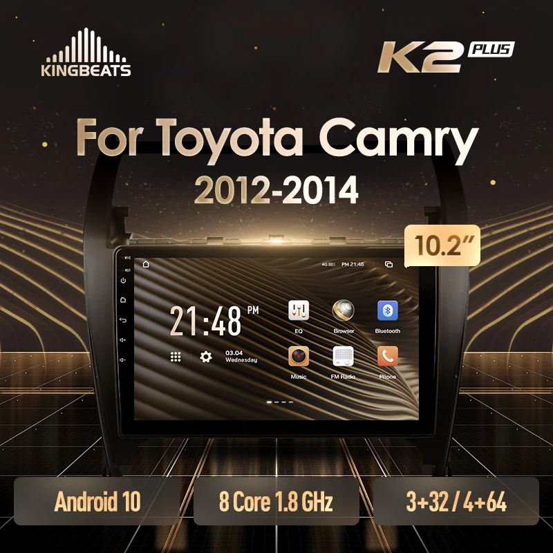 KingBeats штатное головное устройство For Toyota Camry 7 XV 50 55 2014 US EDITION автомагнитола на