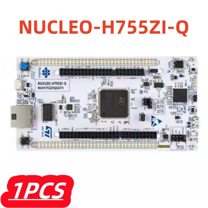 Фото 1 шт./лот, 100% новая NUCLEO-H755ZI-Q STM32H755ZI MCU Nucleo-144, оригинальная макетная плата №1