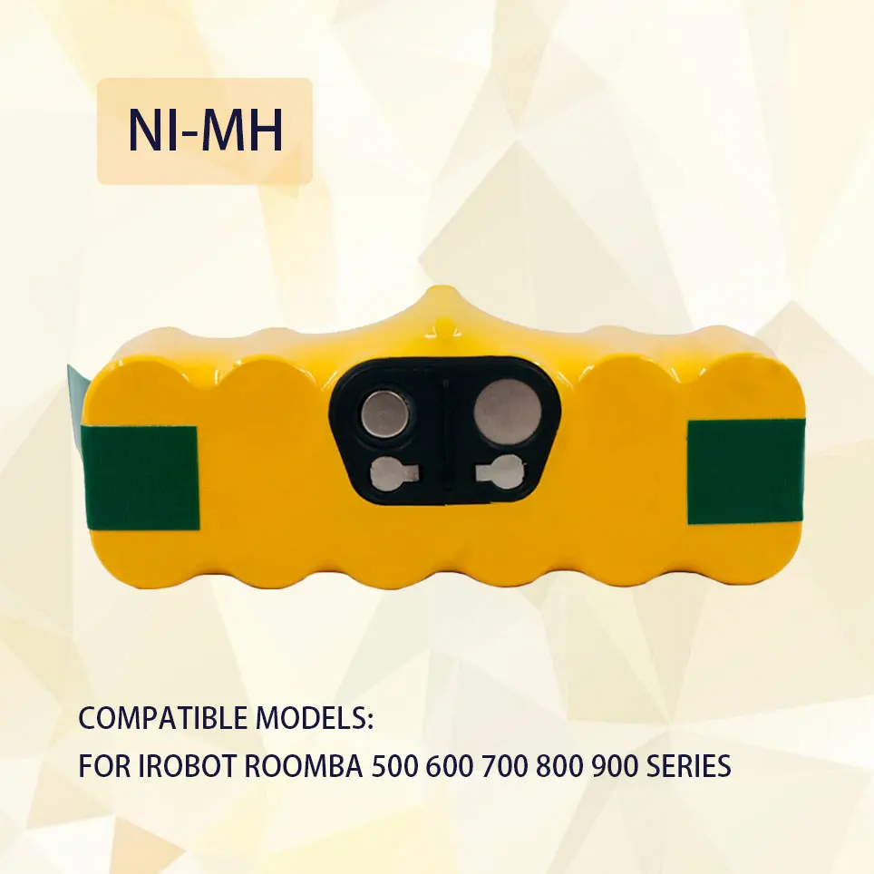

Vacuum cleaner rechargeable battery 14.4V 4500mAh Ni-MH for iRobot Roomba 500 520 555 560 600 780 700 780 770 800 880