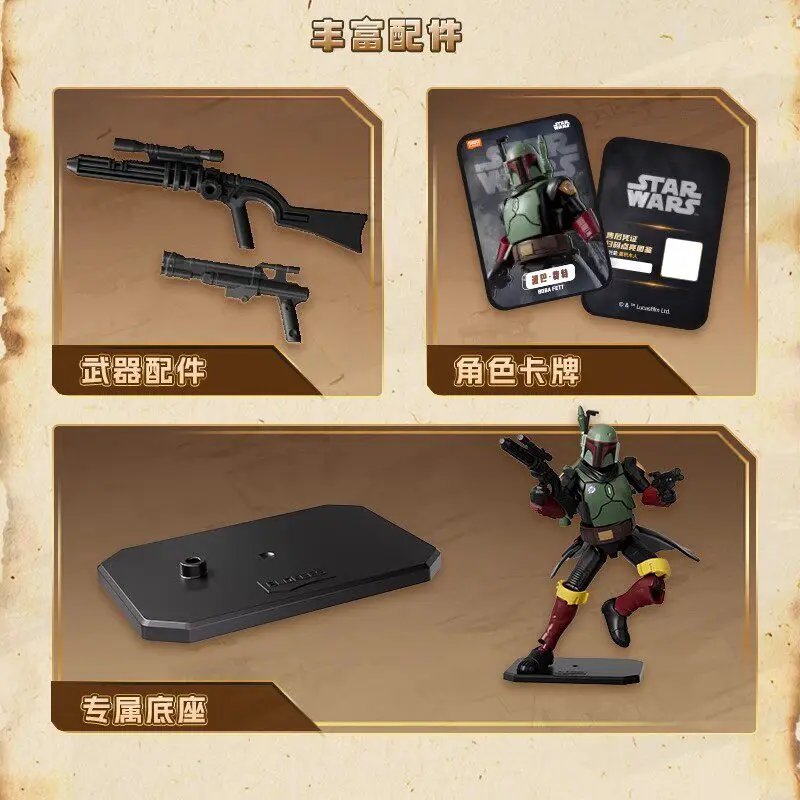 Фото Оригинальный набор BLOKEES Star Wars: Звездные войны, выпуск 1, Blind Box, серия Bounty Journey, модная игрушка-сюрприз, подарок №4