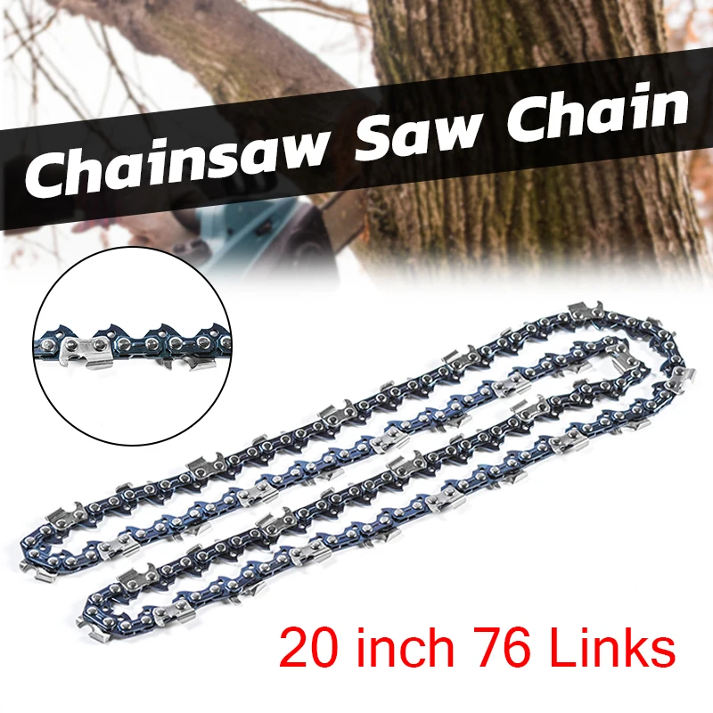 20 inch 76 Links Replacement Chainsaw Saw Mill Ripping Chain For Timberpro 62CC 0.325 Model Surface Smooth For Cutting Lumber