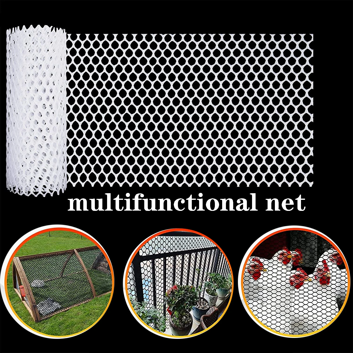 

Balcony Protective Net Garden Protection Fence Nets Use for Poultry Fencing Arboretum Isolation Equipment Child Anti-Falling Net