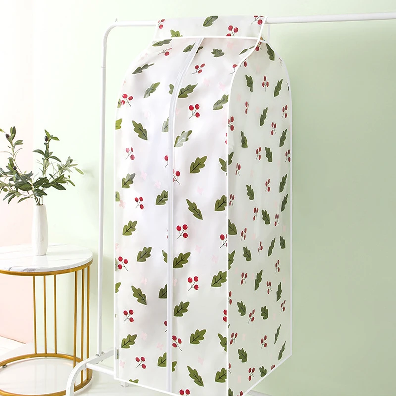 2pcs Large Clear Hanging Garment Bags for Closet Storage Bottom Enclosed Rack Cover Sealed Wardrobe Clothes Protector |