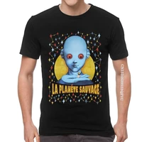 70s cult movie fantastic planet t shirts men streetwear t shirt cotton oversized sci fi weird movie alien tshirt cool tee top