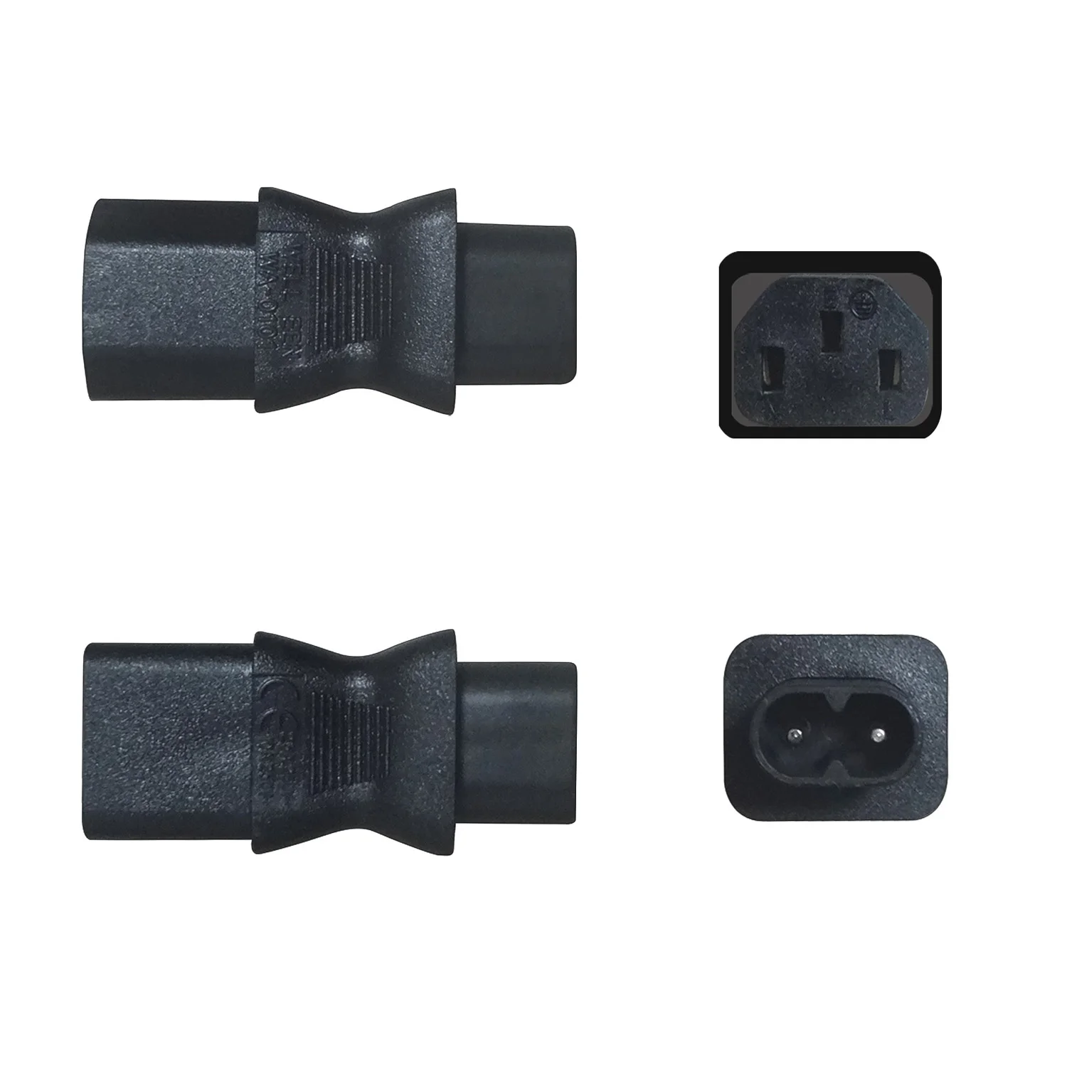 Адаптер питания IEC320 C8 папа-мама C13-C13 |