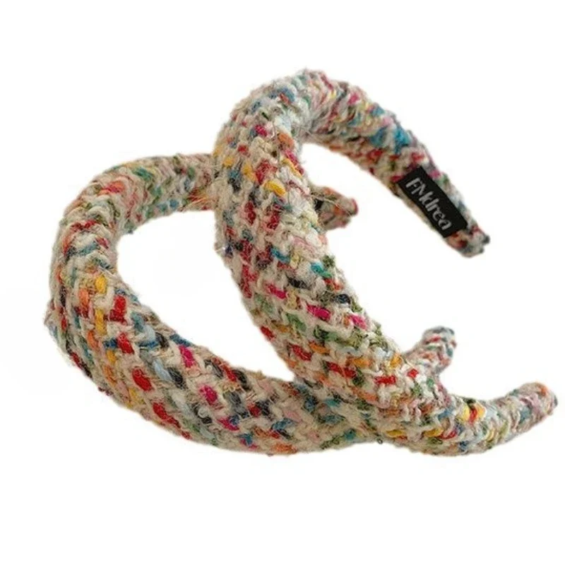 Diadema de ala ancha punto colorida для niñas y mujeres диадема dulce аксессуары el cabello otoño e invierno