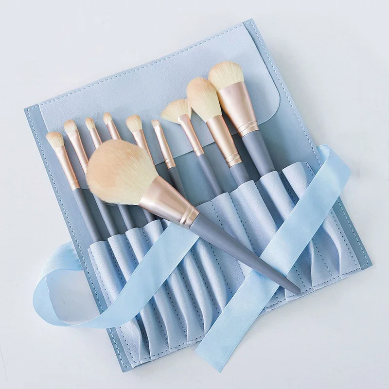 

10pcs Makeup Brushes Set Professional Soft Fur Cosmetics Brushes Concealer Contour Eyeshadow Eyebrow Loose Powder Brush