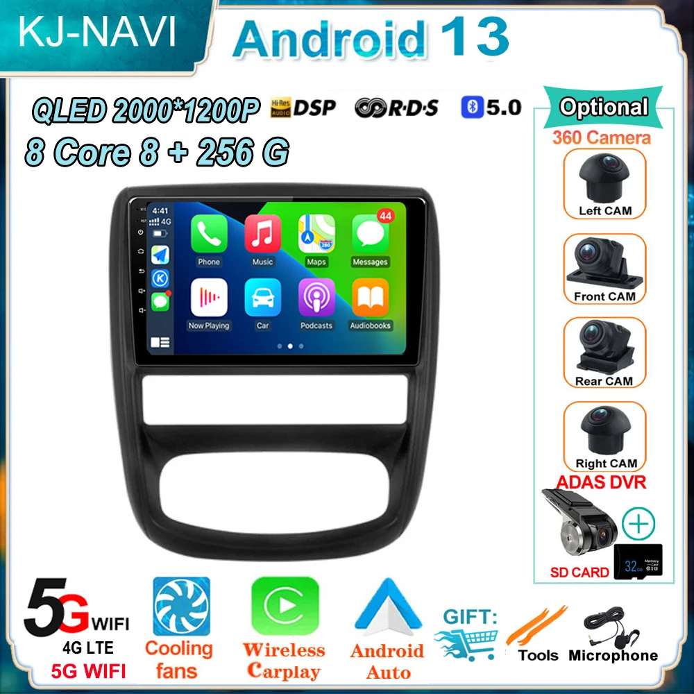 

Автомагнитола на Android 13, мультимедийный видеоплеер для Renault Duster 2010- 2020, Автомагнитола для Carplay, Dvd, навигация, GPS, DSP радио