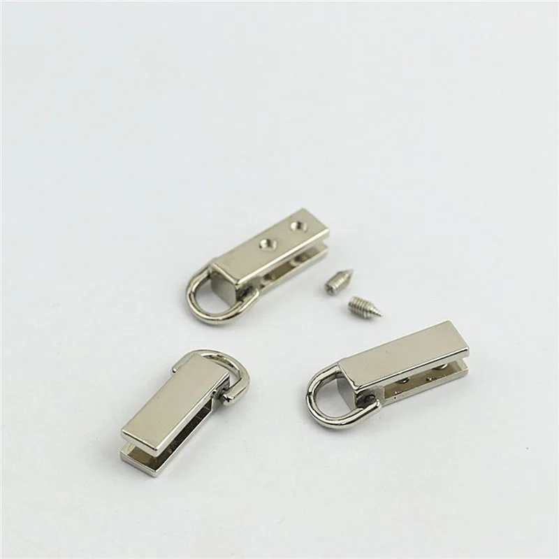 30Pcs 7X26mm Strap Side Clip Hook Metal Connecting Ring Buckle Tassel Clips Screw Pendant Clasp Bag Webbing Bell Buckles