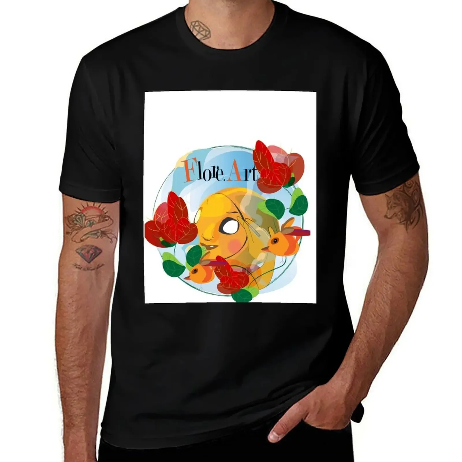 Футболка ROMANTICA E COLORATISSIMA ILLUSTRAZIONE FLOREALE повые заготовки облегающие футболки для