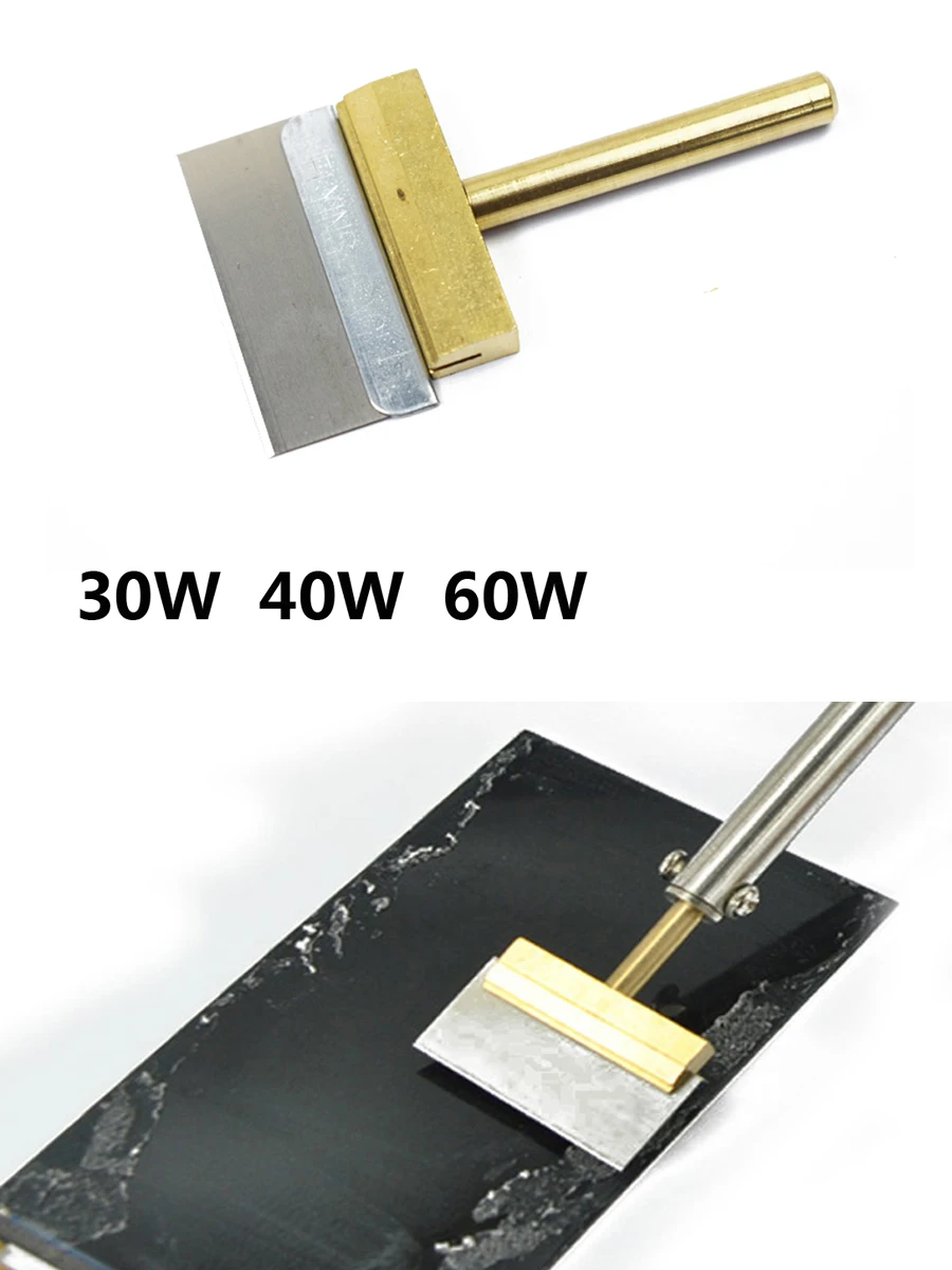 

30W 40W 60W T- Soldering Iron Tips Solder Tip 1pcs with Free Hot Press for LCD Screen Flex Cable Repair