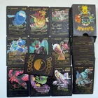 10-54 Покемон Пикачу карточка Классическая Детская Коллекция памяти 10000 золотые монеты Пикачу Карманный шар Детский Рождественский подарок