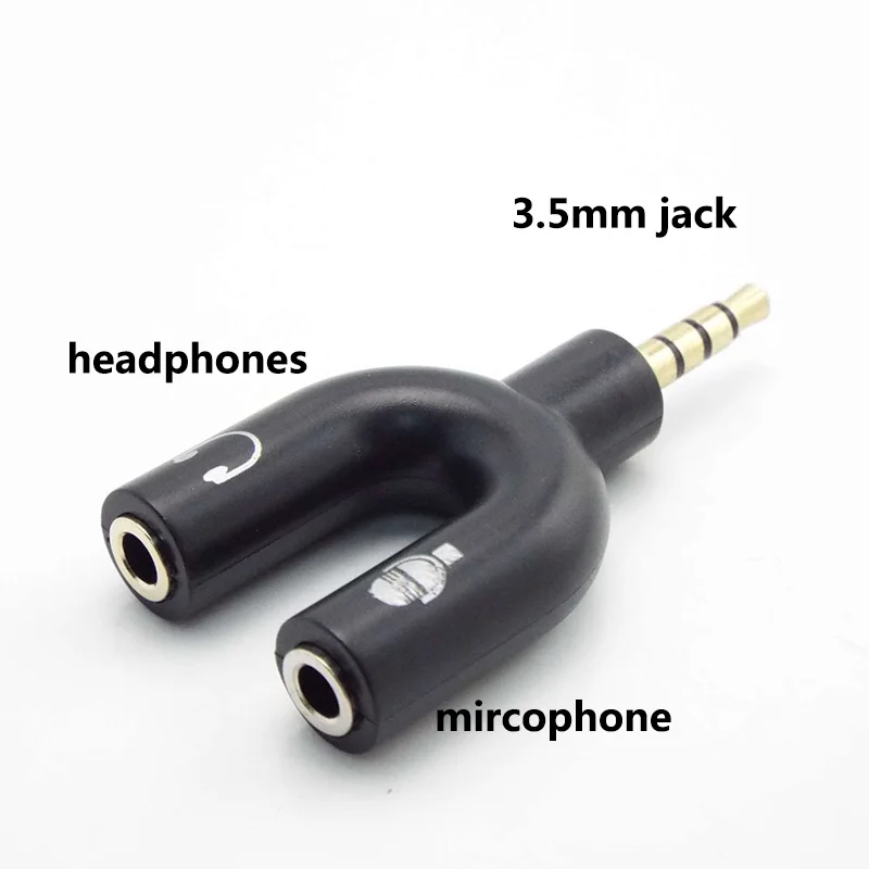 3.5mm jack microphone converter For Xbox One Audio Adapter Headset Headphone Mic Type C Splitter for PS4 PC Laptop |