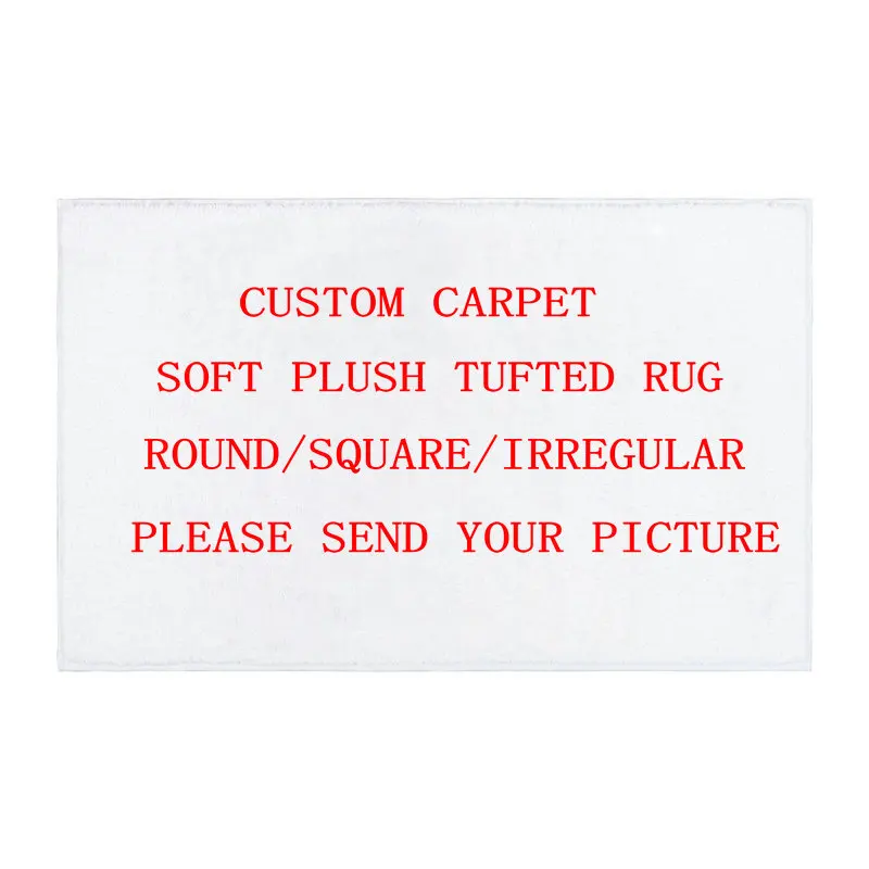 

Custom Tufted Rug Carpet Doormat Bathroom Floor Mat for VIP Dropshipping