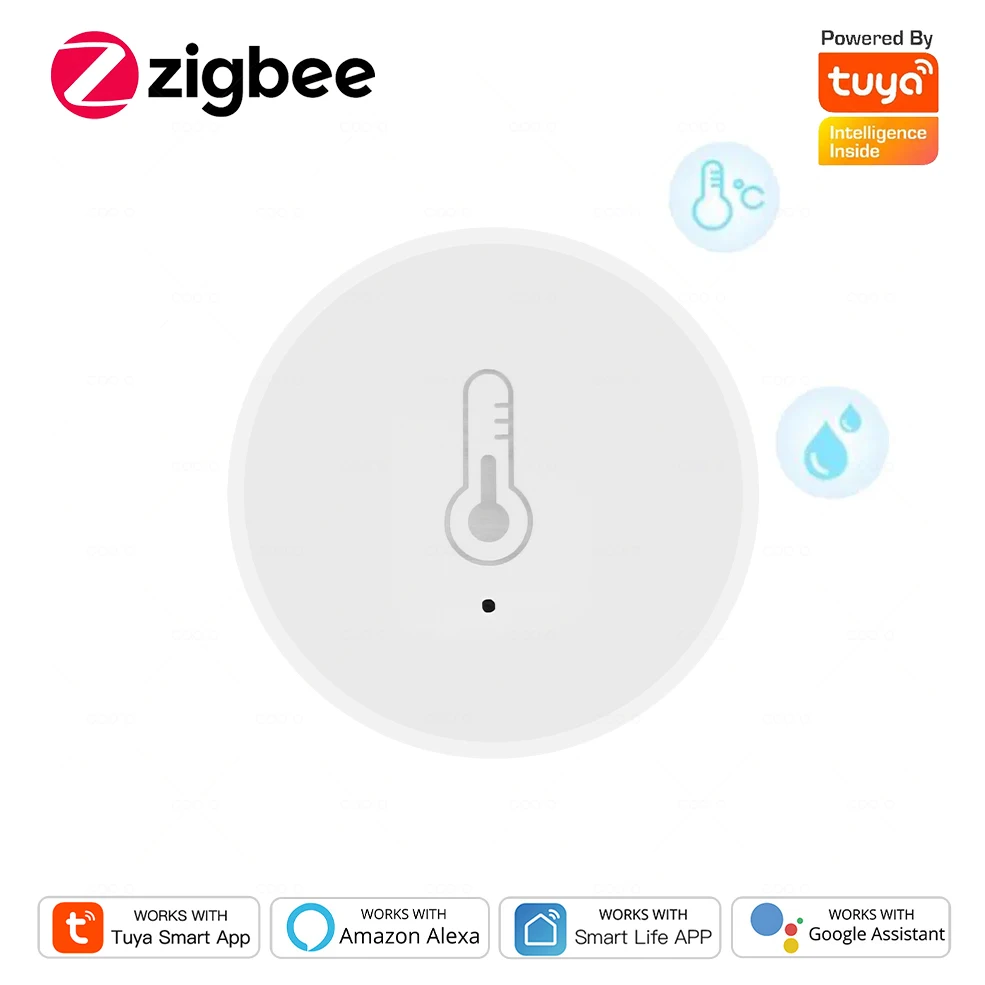 

Датчик температуры и влажности Tuya Zigbee
