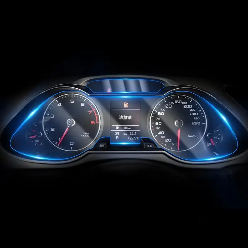 Для Audi A4 B8 2013-2015Car интерьерная приборная панель, мембрана, ЖК-экран, фотоэлемент, аксессуары против царапин