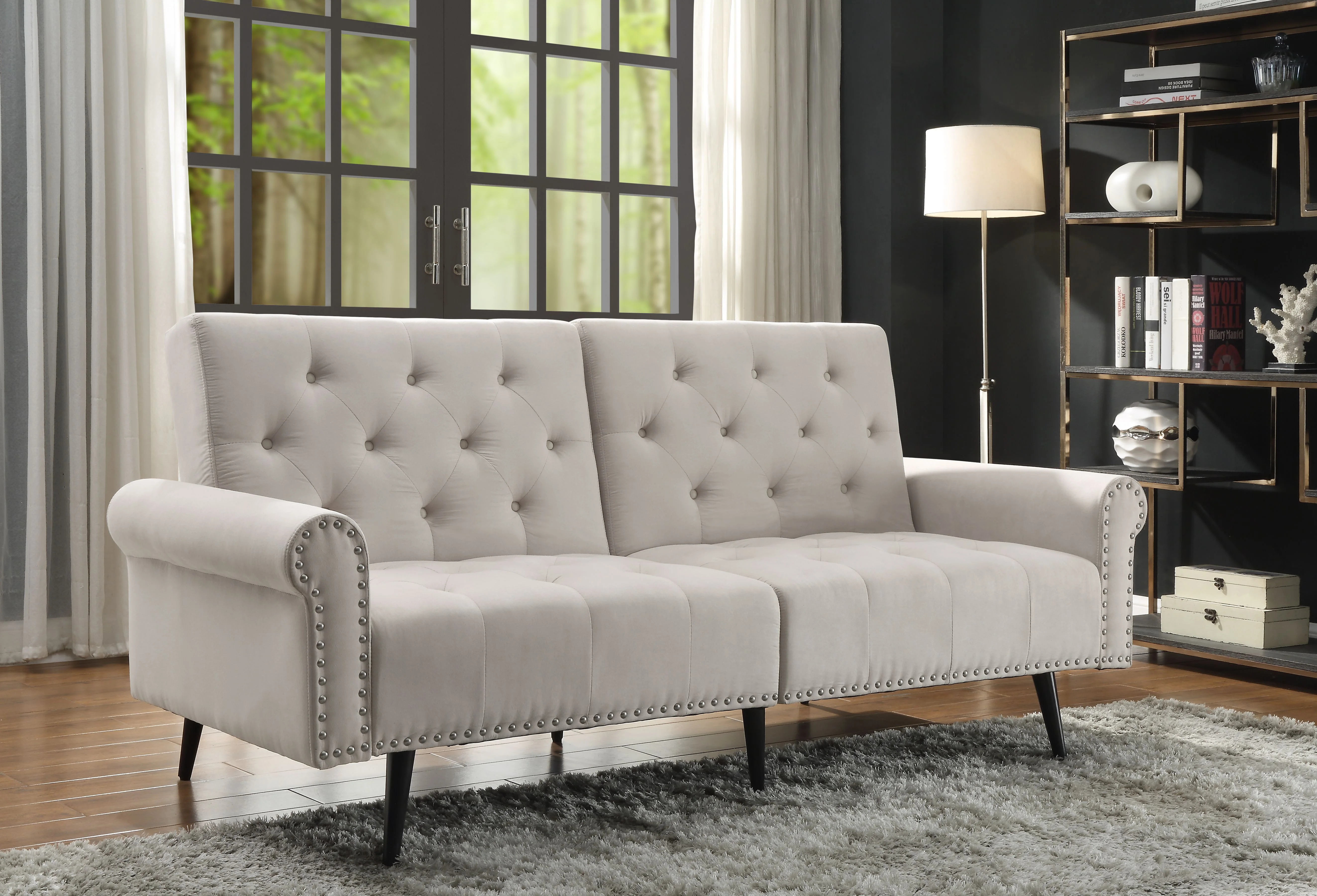 

Eiroa Adjustable Sofa, Beige Fabric 58250