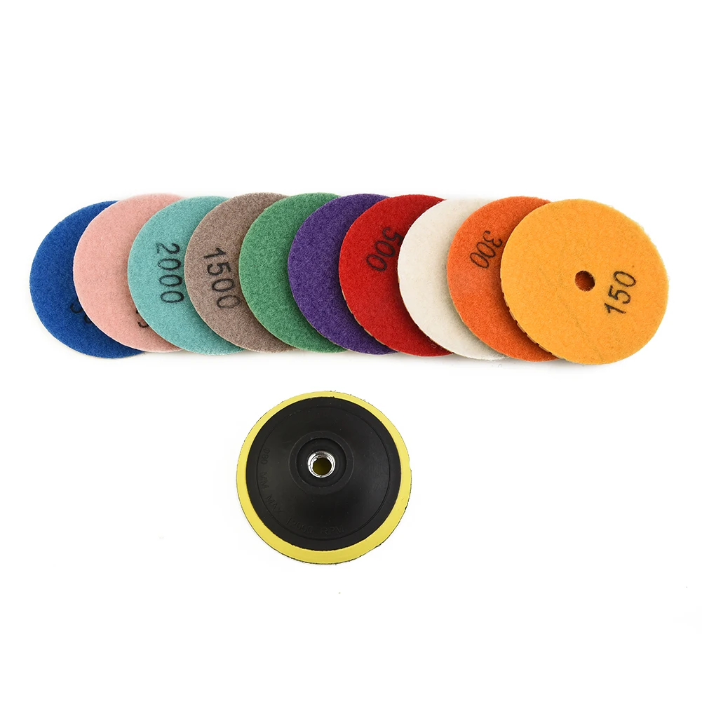 

Polisher Polishing Pad Workshop Diamond Concrete Grinding Buffing Tool Replacement Grinder Polishing Pads+Polishing Disc