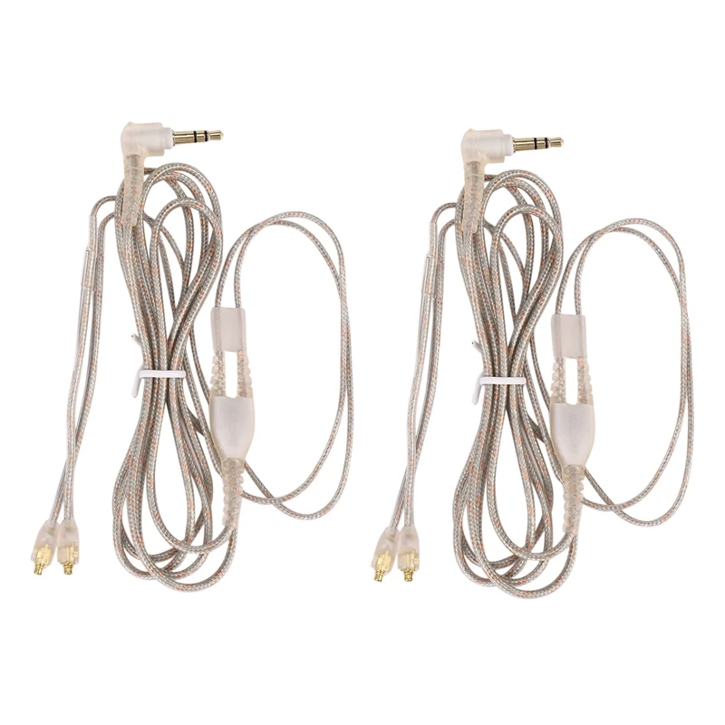

2X Replacement Cable For Shure Se215 Ue900 W40 Se425 Se535 Headphones Earphone