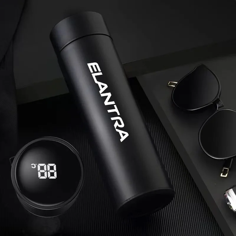 Интеллектуальный термос из нержавеющей стали с дисплеем температуры для Hyundai SOLARIS GDi SONATA Getz Veloster TUCSON ACCENT AZERA ELANTRA.