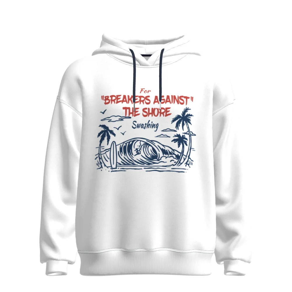 

Fashion Men's Pocket Hoodie Printed Sweatshirt