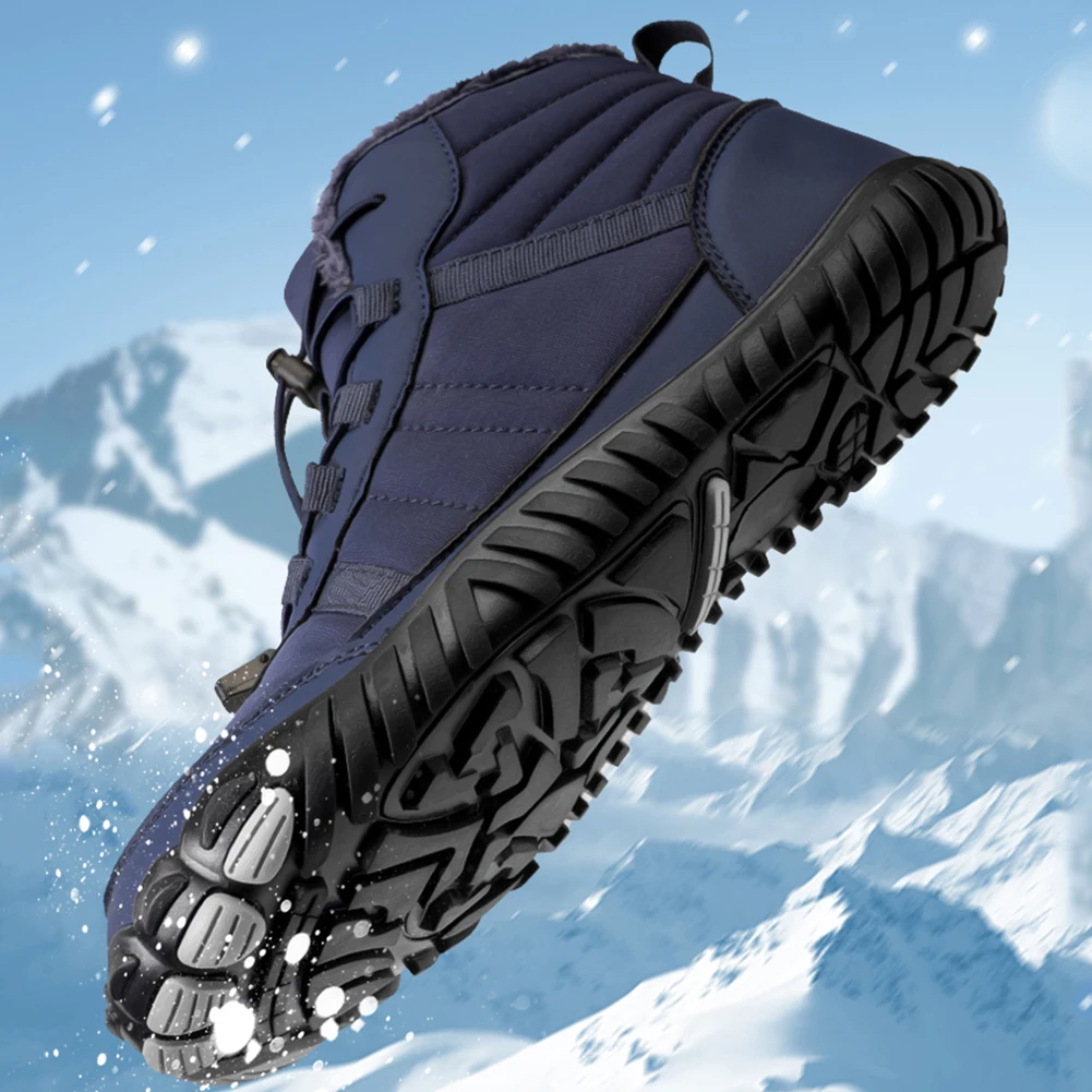 Зимние Походные Ботинки Унисекс Нескользящие Минималистичные