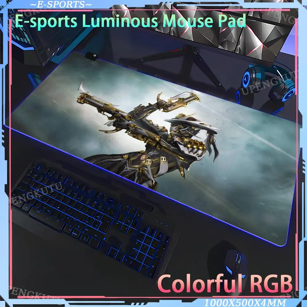 Game console mechanical desk Gaming accessories Pad RGB game computer cabinet keyboard pad W_warframe