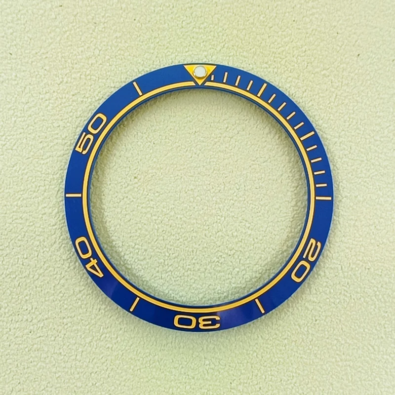 38mmx30.5mm Ceramic Bezel Insert GMT And Diving Watch Insert Fits 40mm Men's Watch Watches Replace Accessories Bezel Inserts