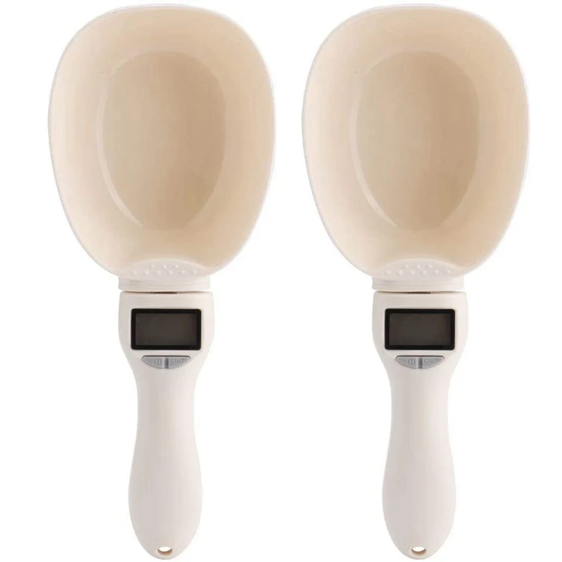 

2X Pet Food Measuring Scoop Dog Food Measuring Cup,Scale Spoon Detachable Cup Feeding Bowls For Measuring Pets Food