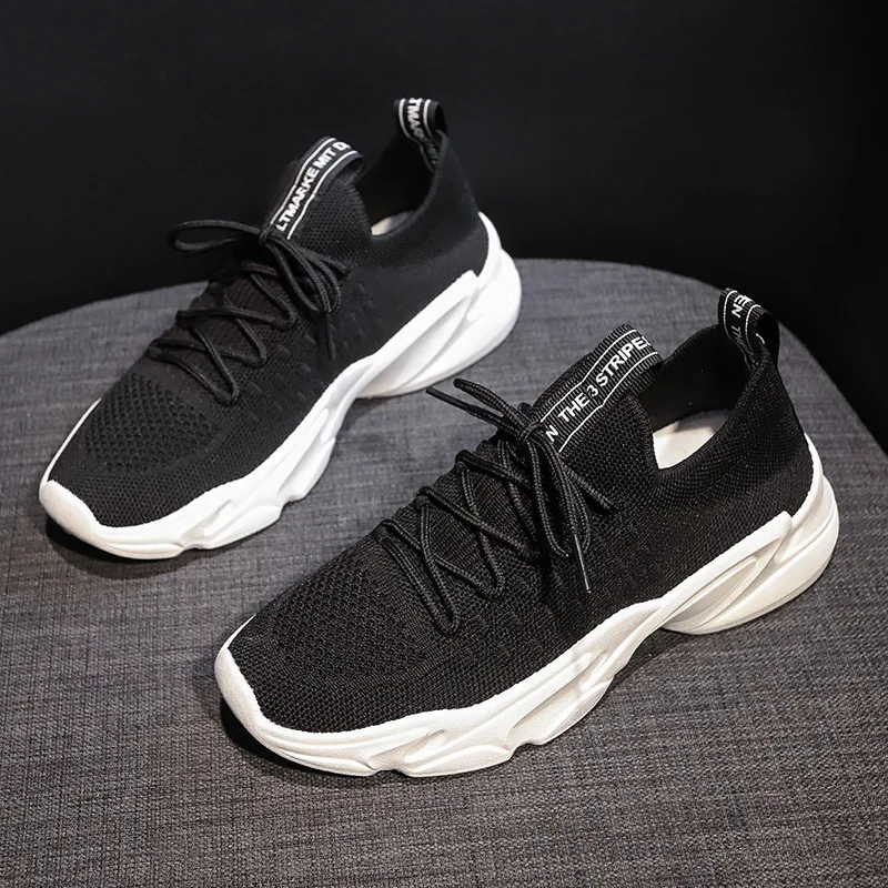 2022 Sneakers Women Shoes Fashion Stretch Fabric Platform Sneakers Woman Casual Loafers Ladies Shoes Breathable Tenis Feminino