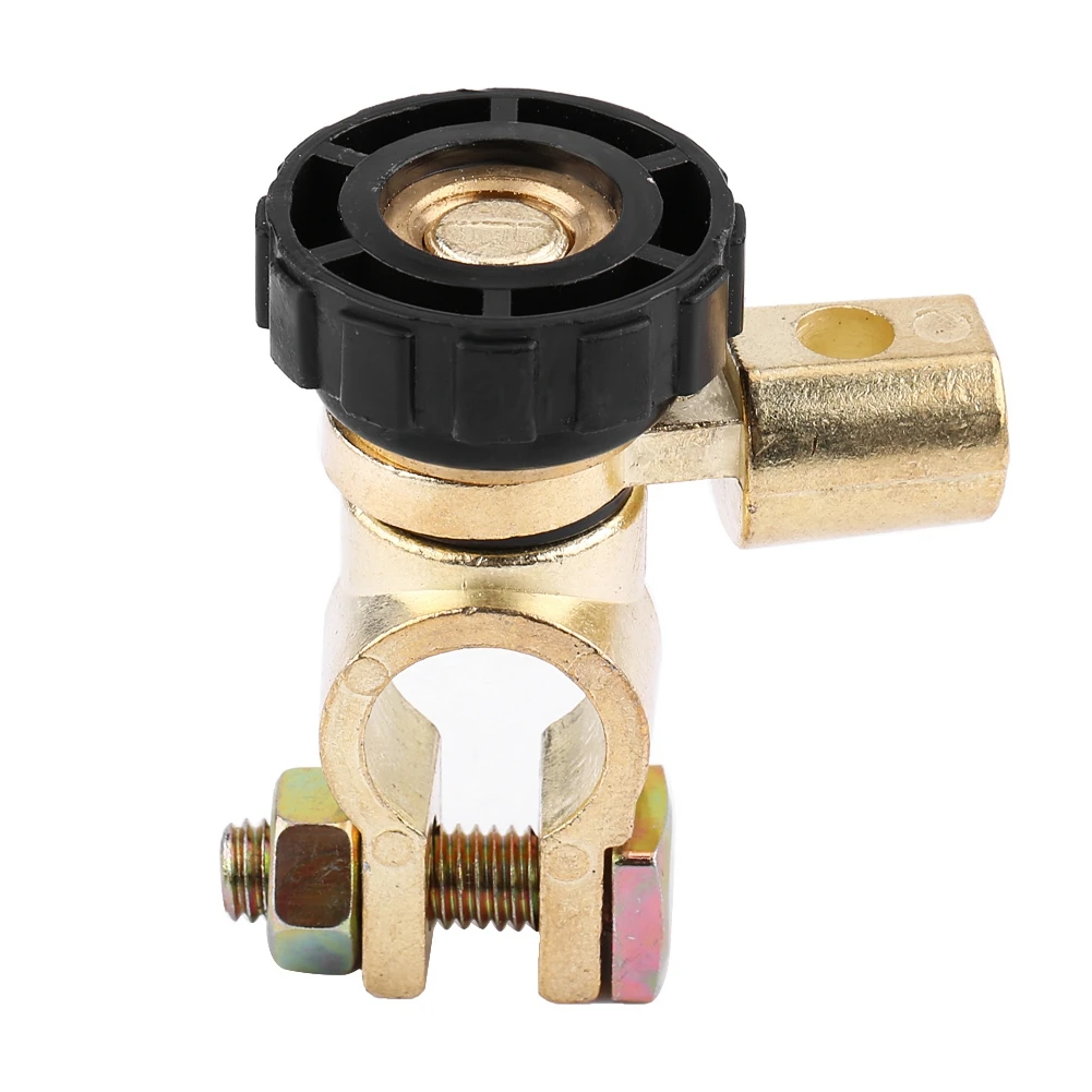 

Universal Car Auto Battery Link Terminal Cut off Switch Master Disconnect Isolator Black