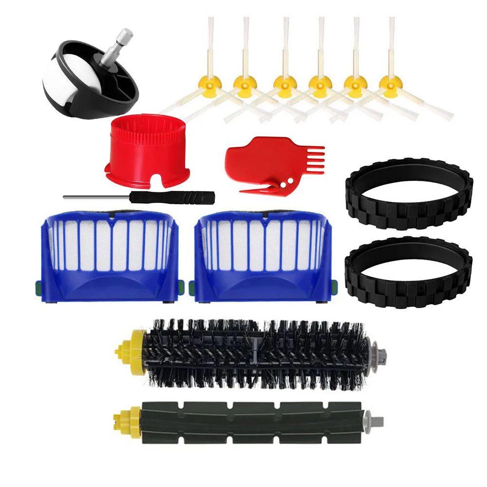 Основные боковые щетки Hepa-фильтры для iRobot Roomba 605 610 620 625 630 640 650 655 660 670 674 677 680 686 689 690
