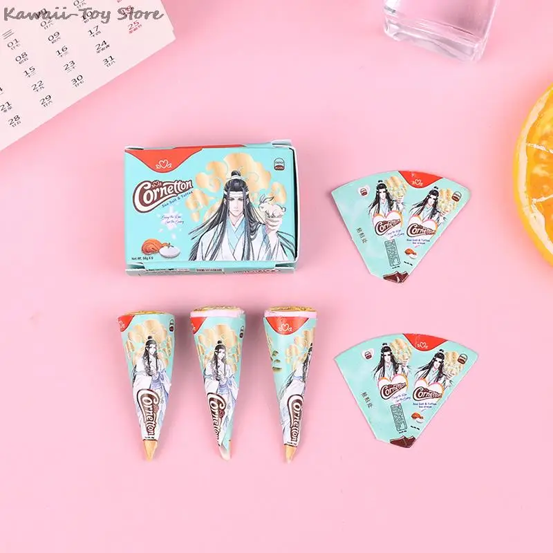 

3Pcs/box 1:12 Dollhouse Miniature Mini Ice Cream Model Food Pretend Play Toys Doll House Ice Cream