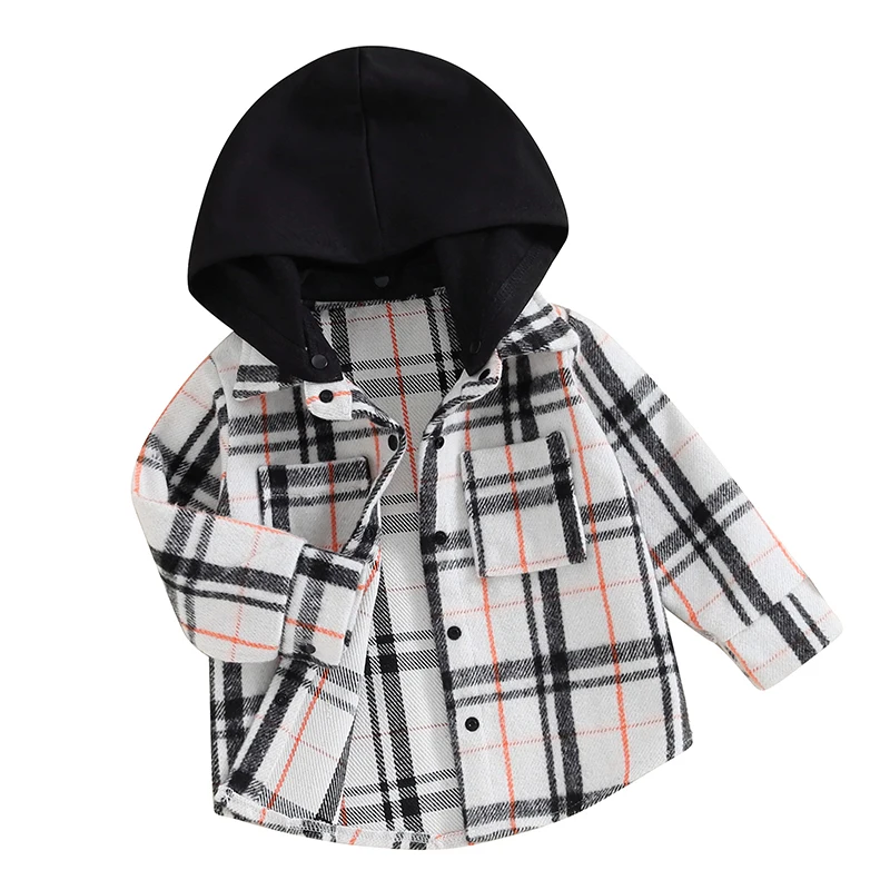 Детская Вельветовая куртка с длинным рукавом на пуговицах