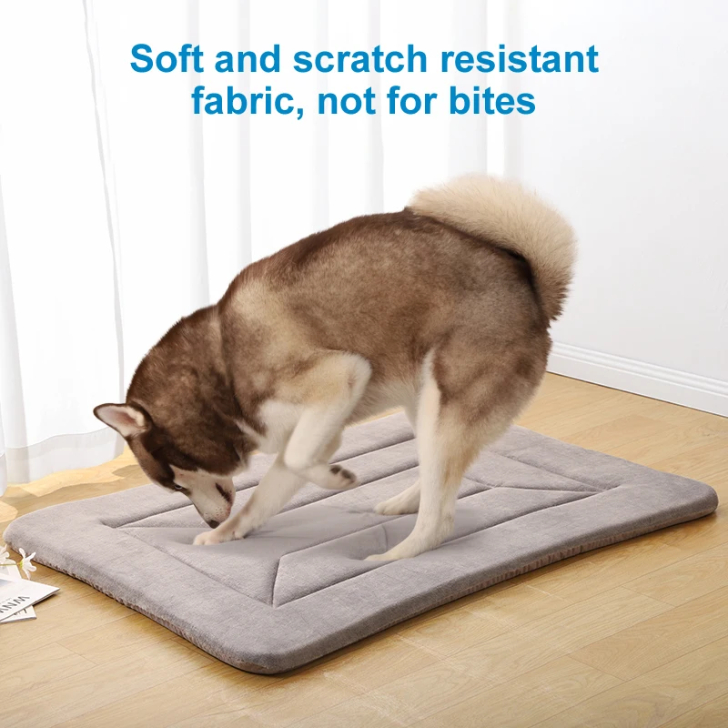 Дешево Кровать для домашних животных Hero Dog, большой мягкий коврик для сна для щенков, большая подушка, матрас, нескользящий коврик для конуры