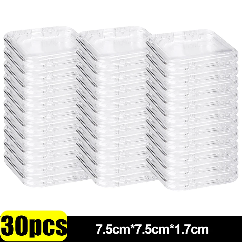 

Прозрачный пластиковый бокс для хранения украшений