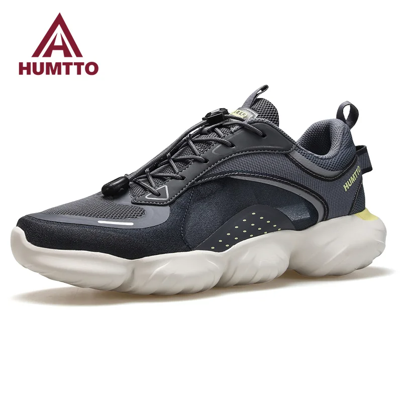 HUMTTO Summer Running Shoes Luxury Designer Sneakers for Men Breathable Jogging Gym Men's Sport Shoes Casual Tennis Trainers Man