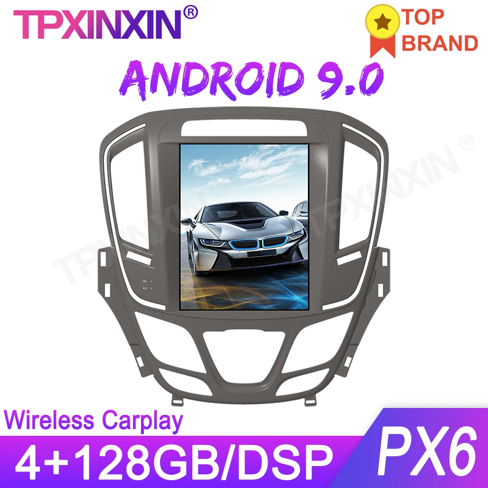 

Автомобильный GPS-навигатор на Android для Buick Regal 2014-2018, стерео, головное устройство в стиле Tesla, мультимедийный плеер, автомобильное радио, 4 + 128G