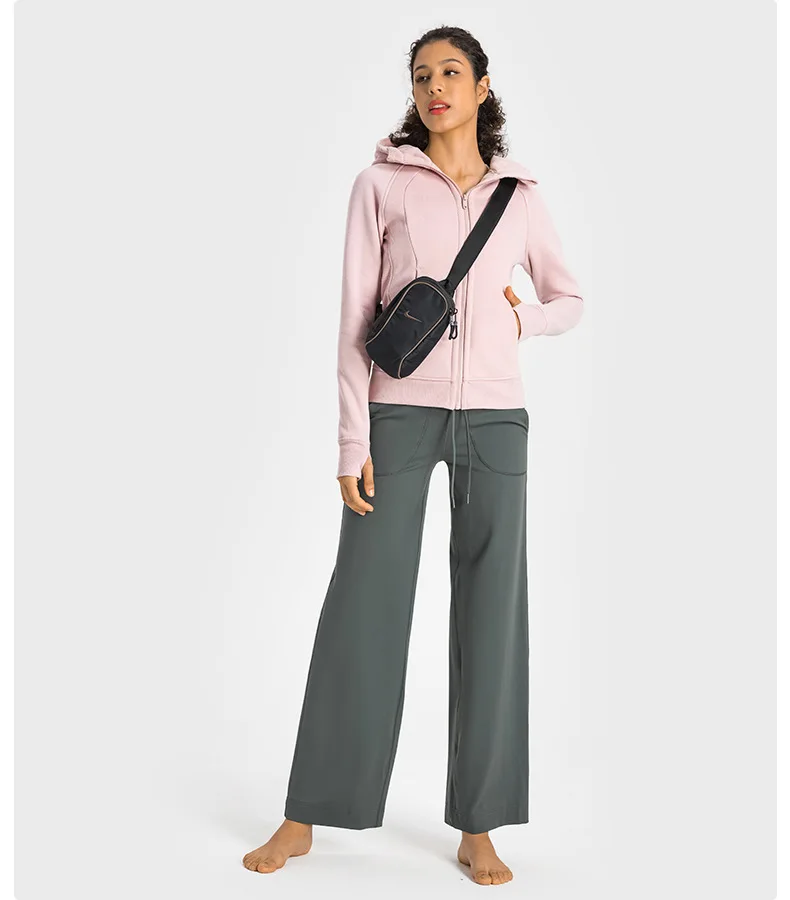 Lulunalan Leggings Gym Women's Pants Yoga Dance Fitness Sport Wide-leg Pants Women Clothing High Waist Bell Bottoms Home Tights