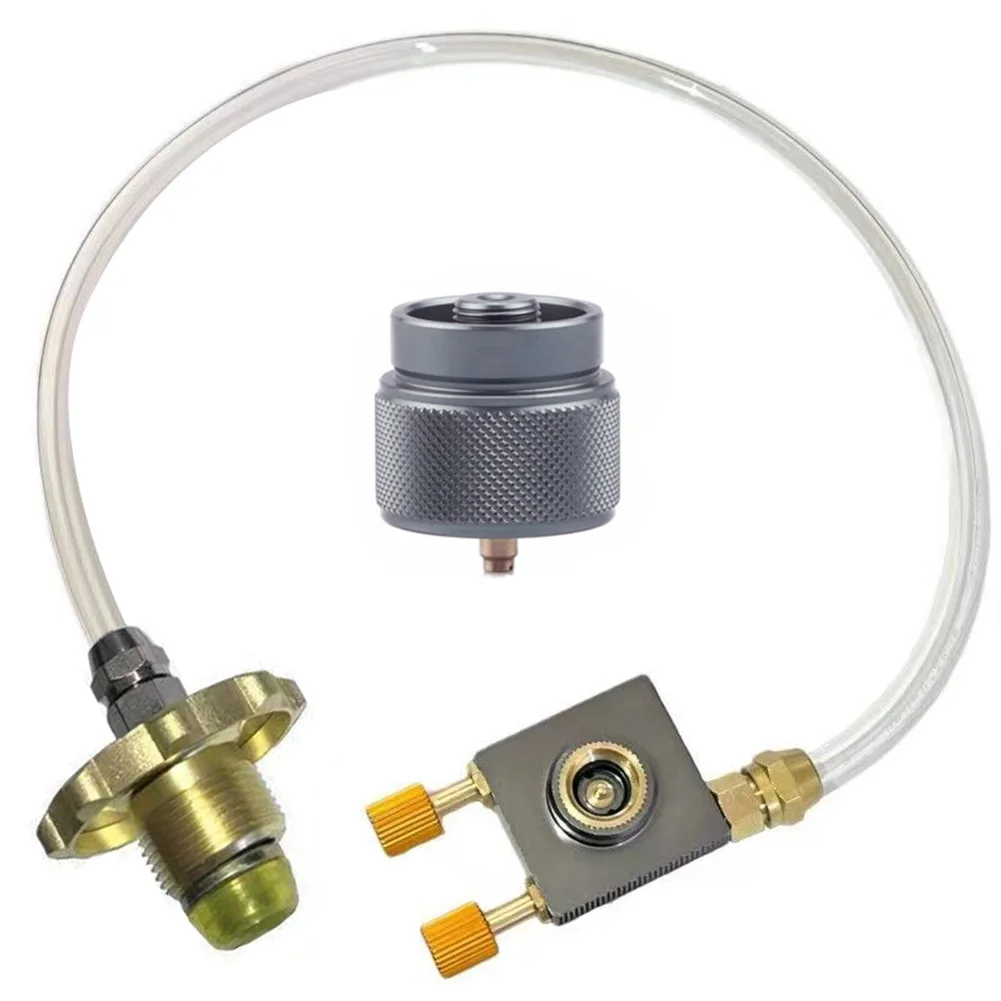 Адаптер для газовой плиты адаптер шланга медь кемпинга/ПУ легко носить с собой