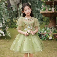 summer girls dance dresses elegant the wizard of oz princess style wedding party choral walk show host piano performance