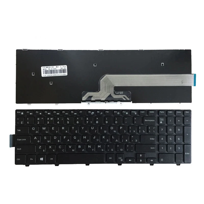 Фото Русская клавиатура KBHUB для Dell Inspiron 15 3000 5000 3541 3542 3543 5542 5545 5547 15-5547 15-5000 15-5545 17-5000 №1